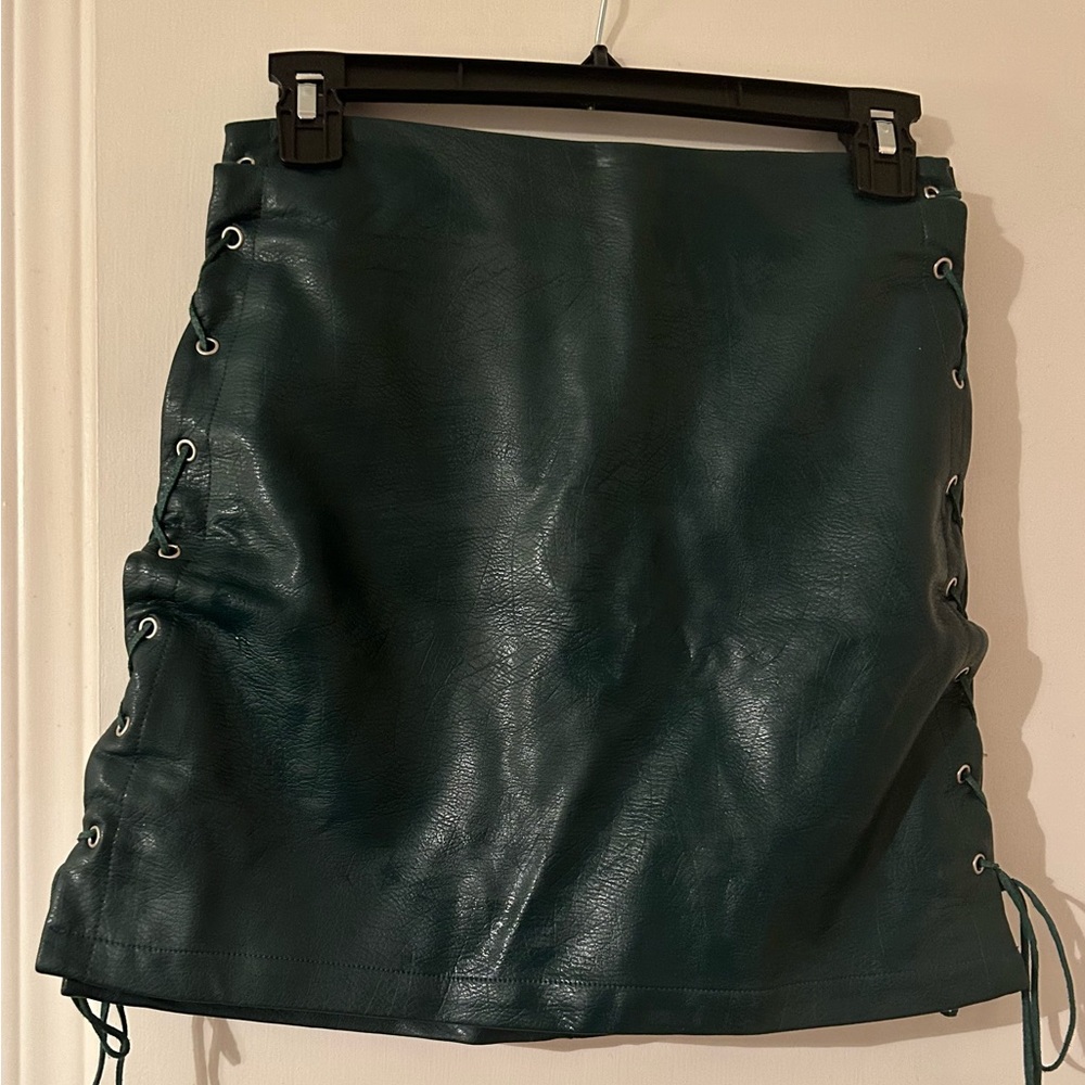 Evie Faux Leather Skirt